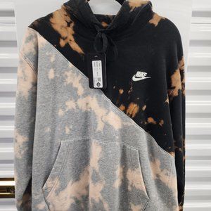 Custom Nike Bleach Dyed Hoodie